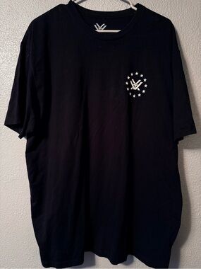 Men's Black Short-Sleeve Crewneck Vortex Tee